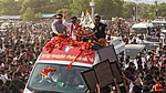 All eyes on Vijay the renowned film actor - The renowned actor-turned-politician Vijay amidst a sea of supporters and enthusiastic public crowd, during his election campaign at Kanya Kumari.