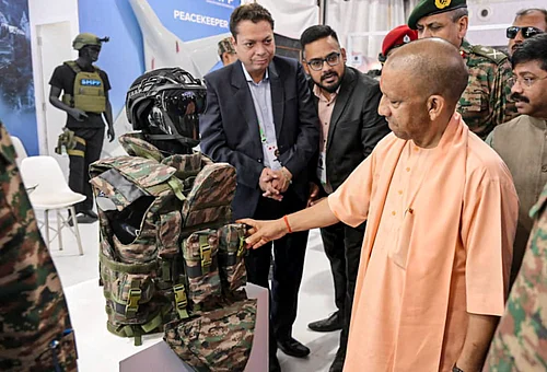 PTI : Prayagraj: Uttar Pradesh Chief Minister Yogi Adityanath visits a stall during the North Tech Symposium 2026, in Prayagraj, Wednesday, May 6, 2026.
