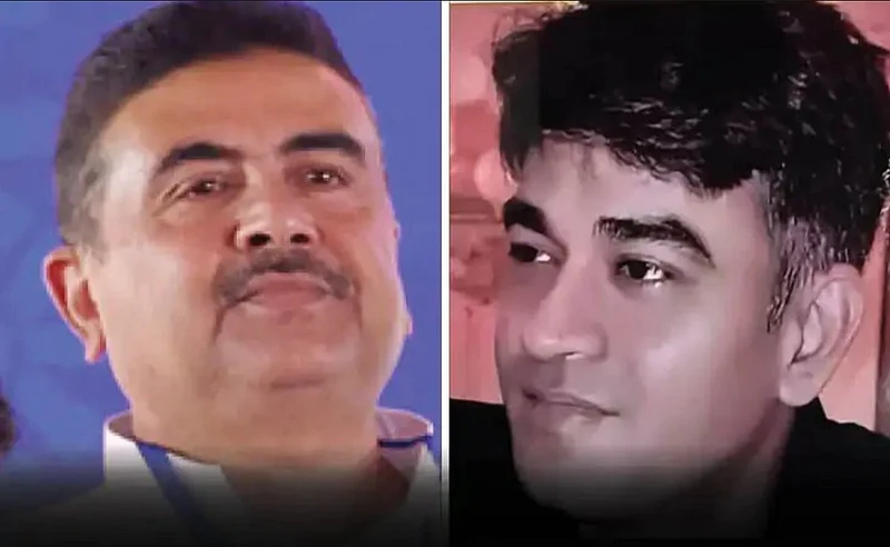 X : Suvendu Adhikari and Chandranath Rath (right)
