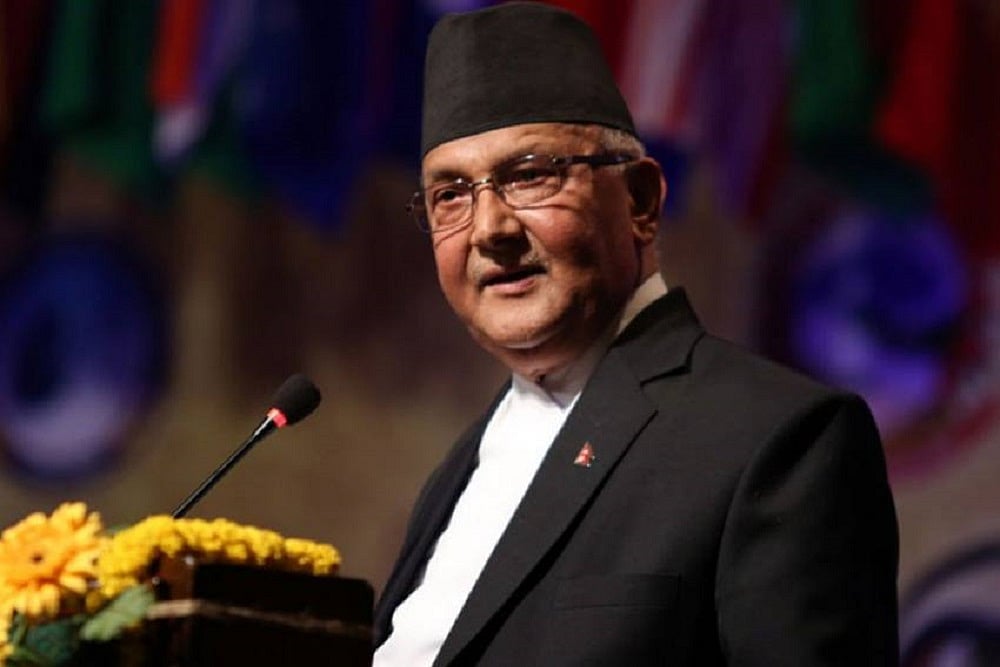 Former Nepal PM K.P. Sharma Oli