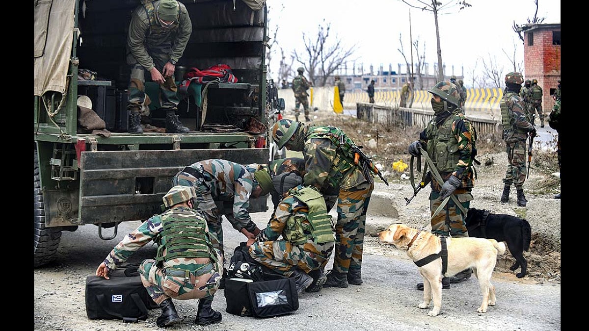 File photo : The recovery were made during a joint search by personnel of the district police and Central Reserve Police Force (CRPF) at Gobardah Pahar area within Madanpur police station limits on Sunday.