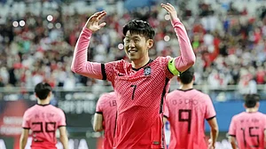 South Korea Vs Ghana LIVE Score, International Friendly 2025: South Korea's Son Heung-min celebrates after scoring the goal against Chile during a football friend