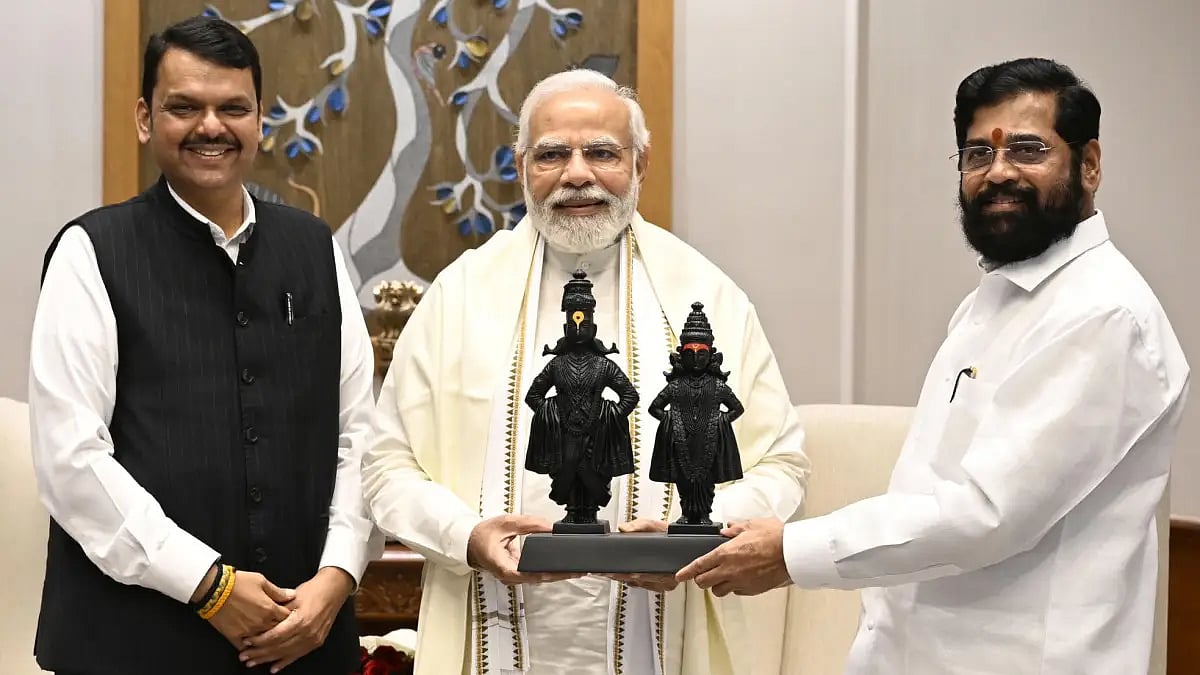Representational  : PM Narendra Modi along with Maharashtra CM Eknath Shinde and Deputy CM Devendra Fadnavis.