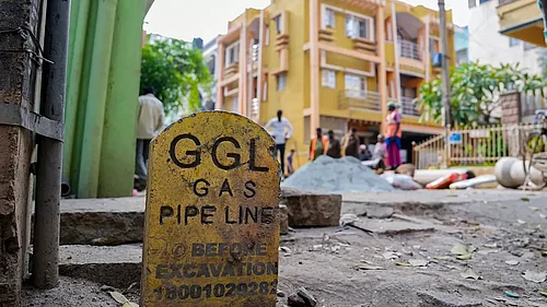 Gas pipeline - representative image