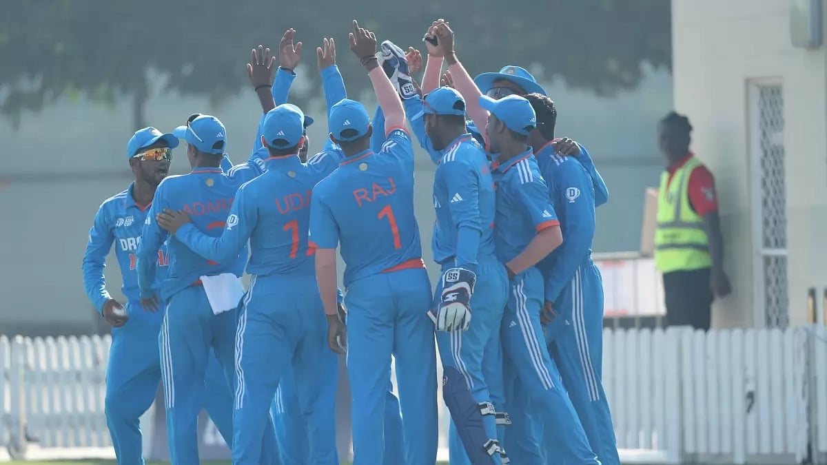 India vs Pakistan U19 LIVE Score, Asia Cup: India Under-19 cricket team in action during the ACC U-19 Asia Cup in Dubai.
